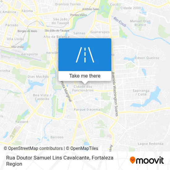 Rua Doutor Samuel Lins Cavalcante map