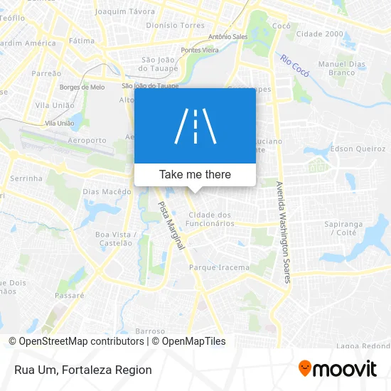 Rua Um map