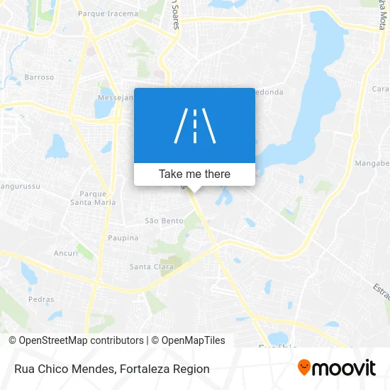 Rua Chico Mendes map