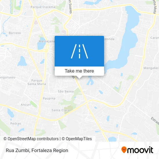 Rua Zumbi map