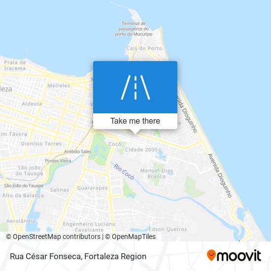 Rua César Fonseca map