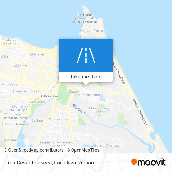 Rua César Fonseca map