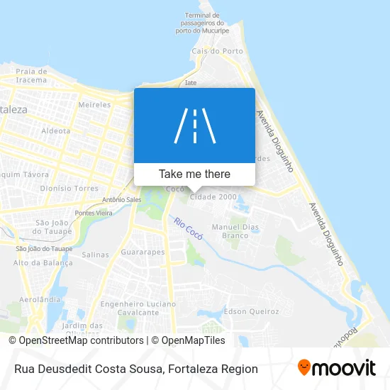 Rua Deusdedit Costa Sousa map