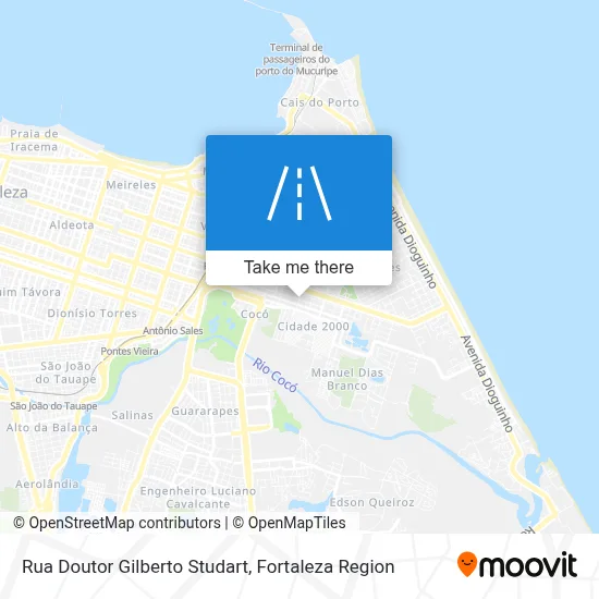 Rua Doutor Gilberto Studart map
