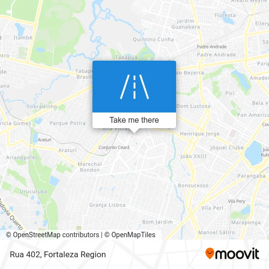 Rua 402 map