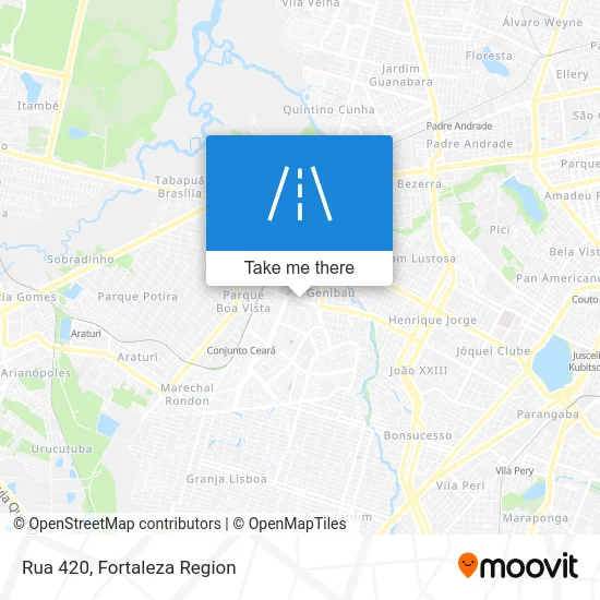 Rua 420 map