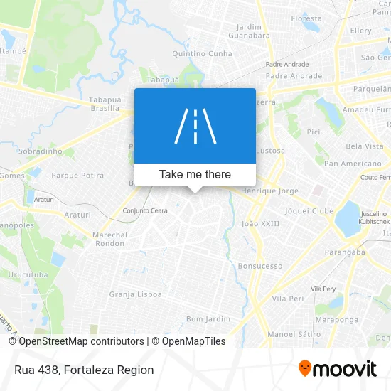 Rua 438 map