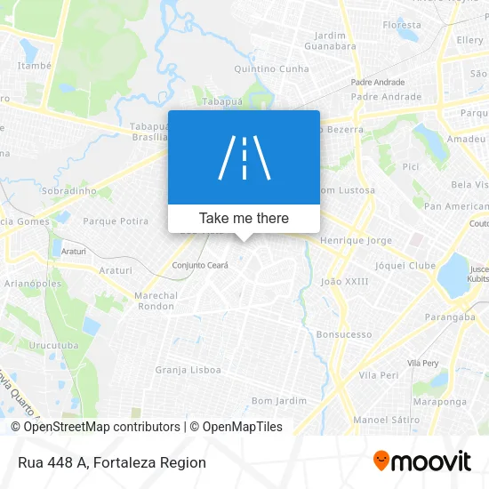 Rua 448 A map