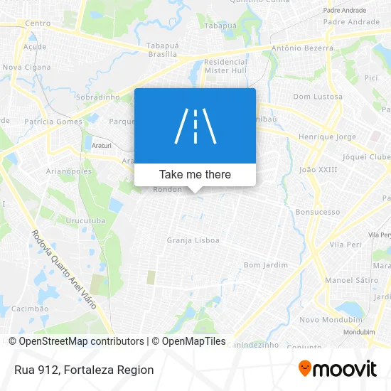 Rua 912 map