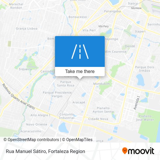 Rua Manuel Sátiro map