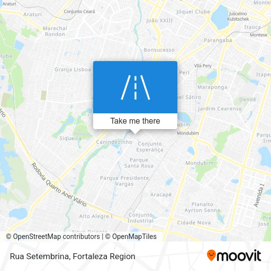 Rua Setembrina map