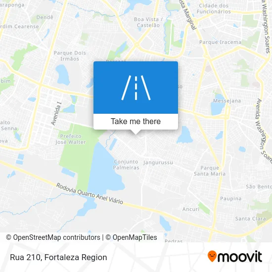 Rua 210 map