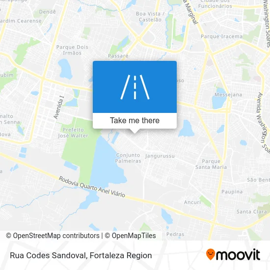 Rua Codes Sandoval map