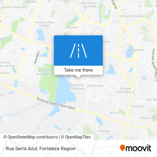 Rua Serra Azul map