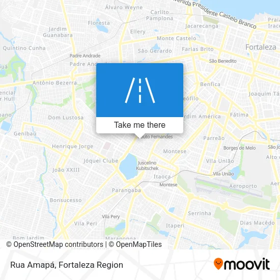 Rua Amapá map