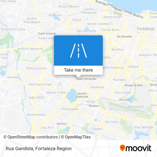 Rua Gandola map