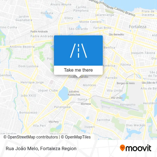 Rua João Melo map