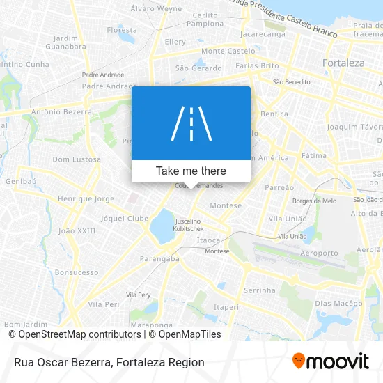 Rua Oscar Bezerra map