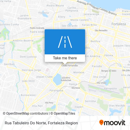 Rua Tabuleiro Do Norte map