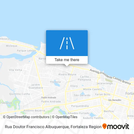 Rua Doutor Francisco Albuquerque map