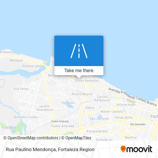 Rua Paulino Mendonça map