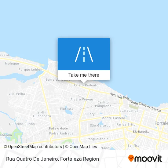 Rua Quatro De Janeiro map