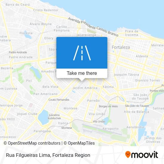 Rua Filgueiras Lima map