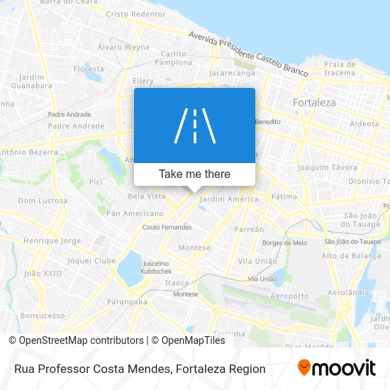 Rua Professor Costa Mendes map