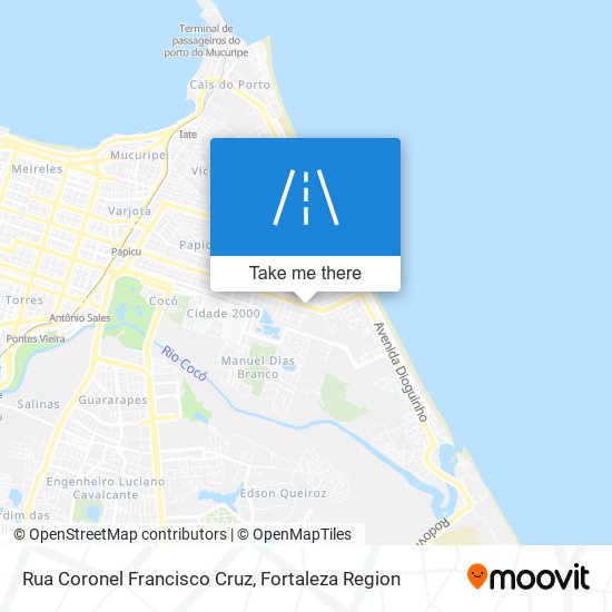 Rua Coronel Francisco Cruz map