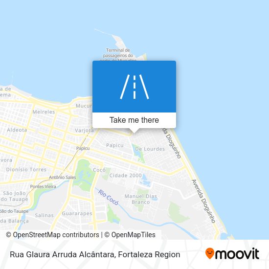 Rua Glaura Arruda Alcântara map