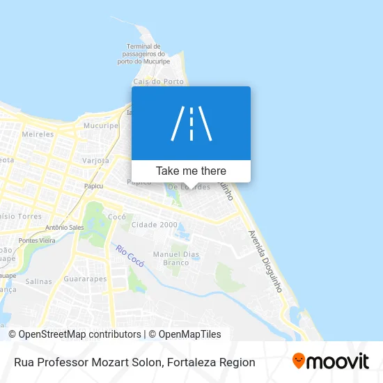 Rua Professor Mozart Solon map