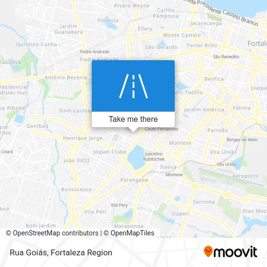 Rua Goiás map