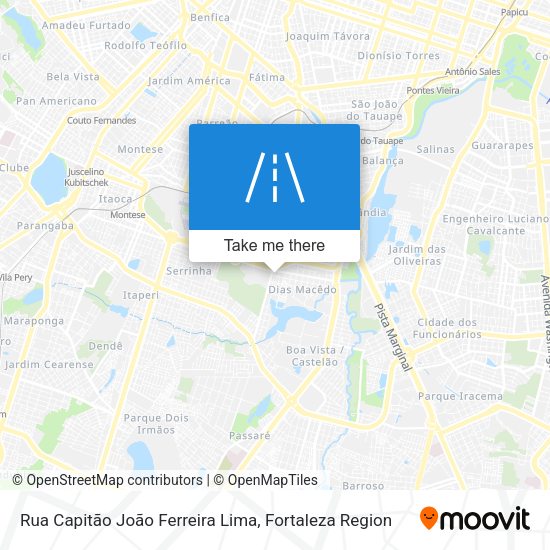 Rua Capitão João Ferreira Lima map
