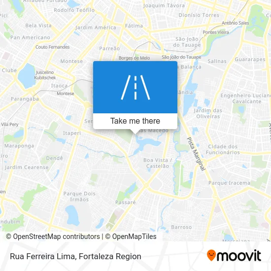 Rua Ferreira Lima map