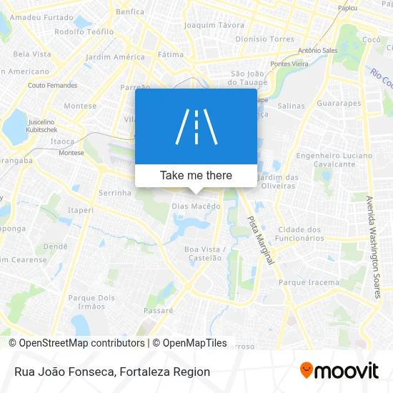 Rua João Fonseca map