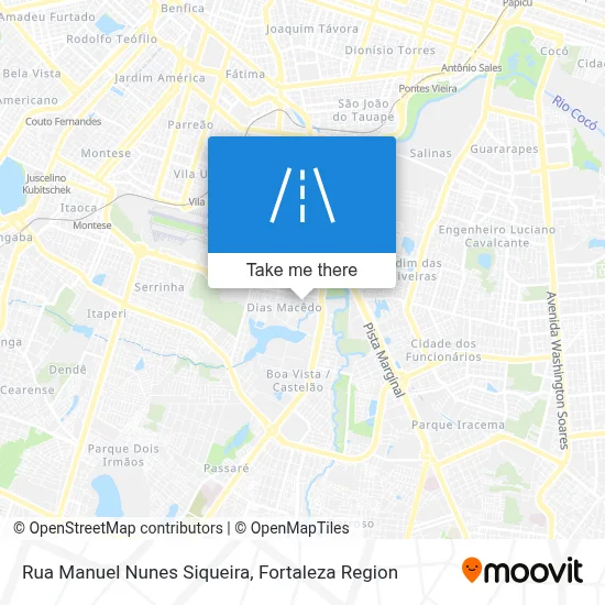 Rua Manuel Nunes Siqueira map