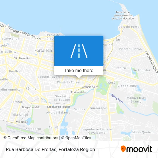 Rua Barbosa De Freitas map