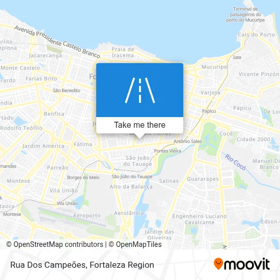 Rua Dos Campeões map