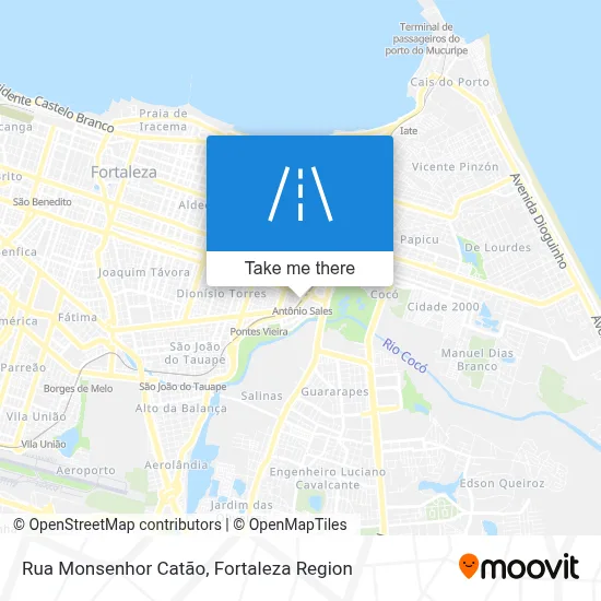 Rua Monsenhor Catão map