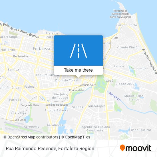 Mapa Rua Raimundo Resende