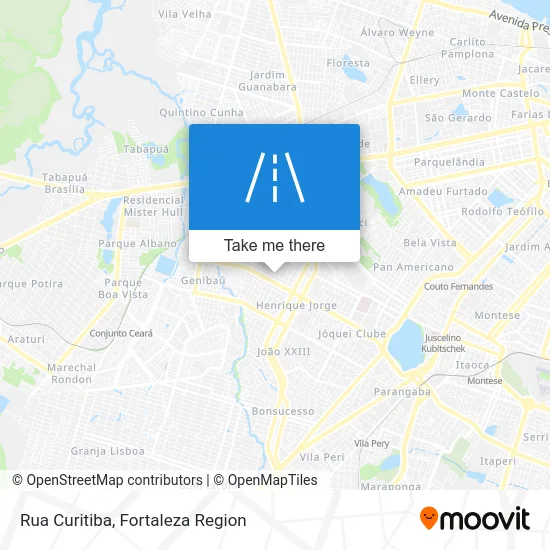 Rua Curitiba map