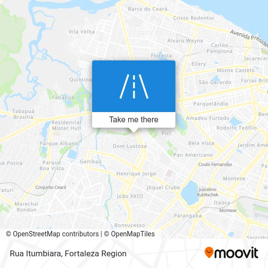 Rua Itumbiara map