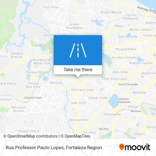 Rua Professor Paulo Lopes map