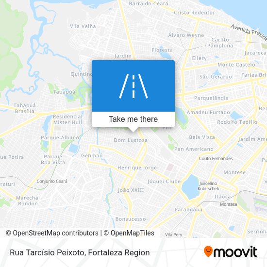 Rua Tarcísio Peixoto map