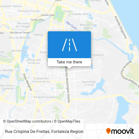 Rua Crispina De Freitas map