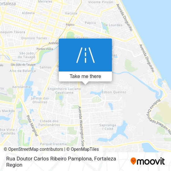 Rua Doutor Carlos Ribeiro Pamplona map