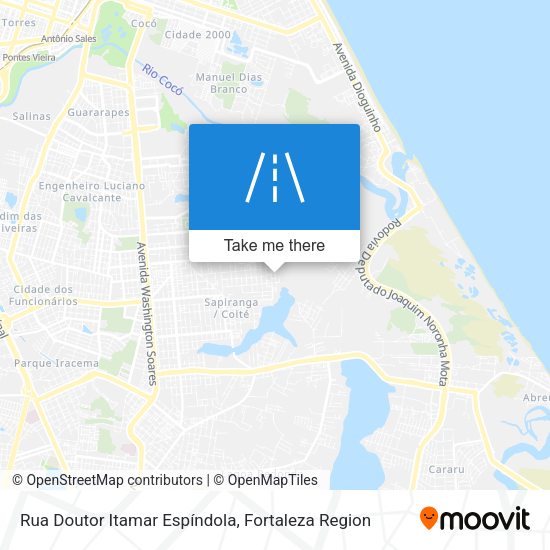 Rua Doutor Itamar Espíndola map
