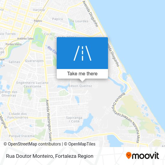 Rua Doutor Monteiro map