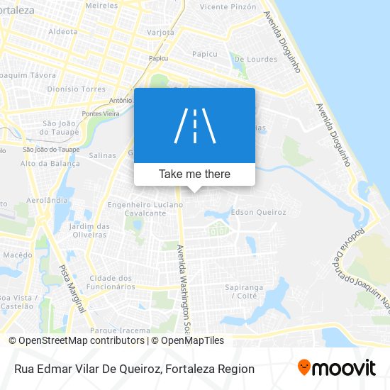 Mapa Rua Edmar Vilar De Queiroz