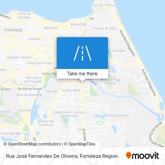 Rua José Fernandes De Oliveira map